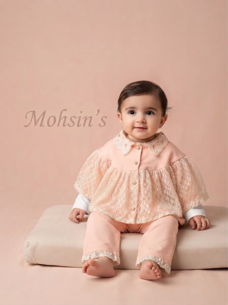 Baby Girl Kaftan 3 Piece Suit
