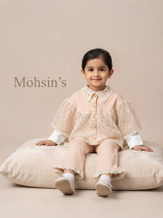 Baby Girl Kaftan 3 Piece Suit