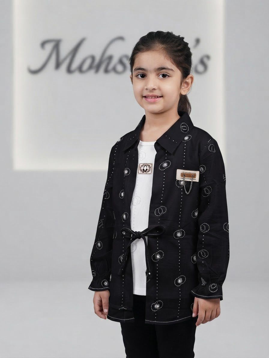 Girls Fancy Co-Ord Shirt