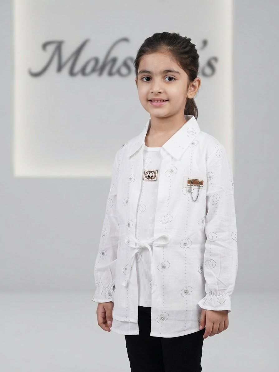 Girls Fancy Co-Ord Shirt
