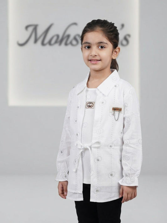 Girls Fancy Co-Ord Shirt