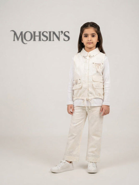 Girls Fancy 3-Piece Co-Ord Set